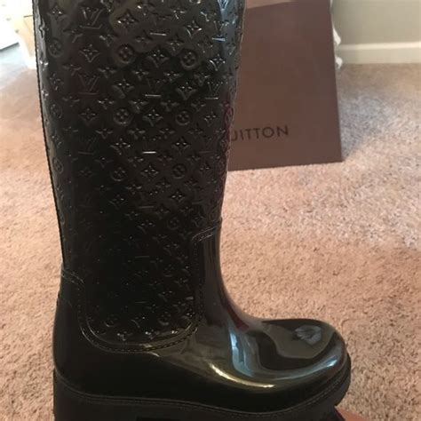 lv rain boots|louis vuitton buckle boots.